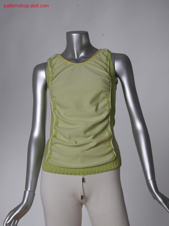 Fitted FF-jersey top / Tailliertes FF-Rechts-Links Top