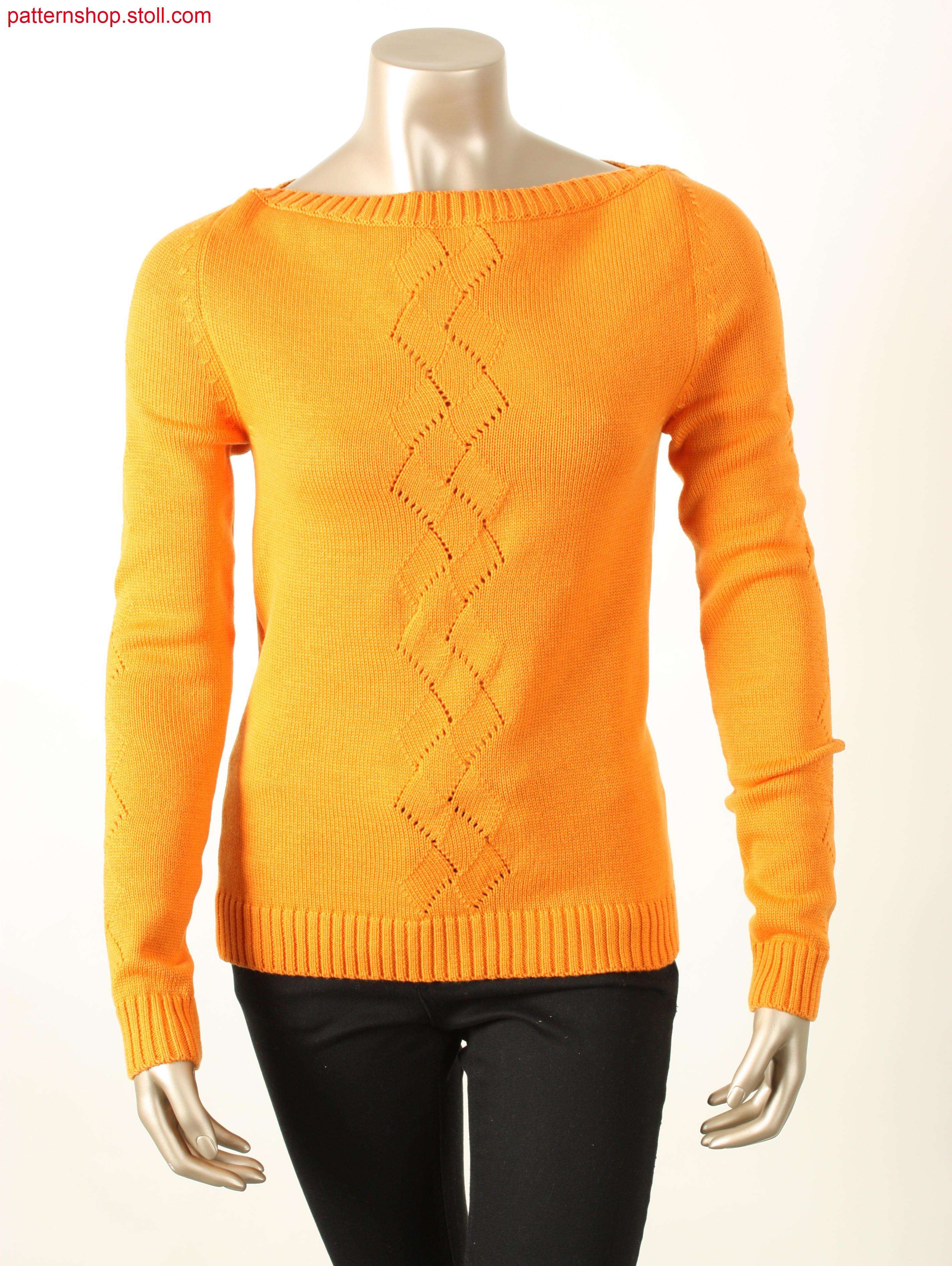 Fully Fashion jersey pullover / Fully Fashion Rechts-LinksPullover