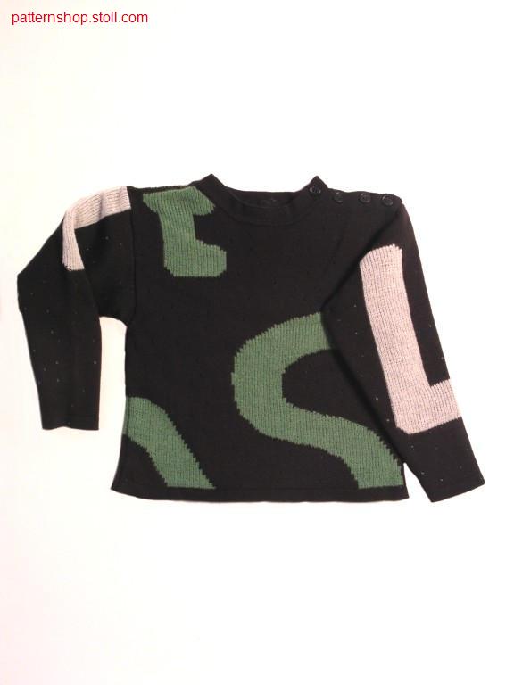 FF-children's pullover in cross tubular / FF-Kinderpullover in Kreuzschlauch