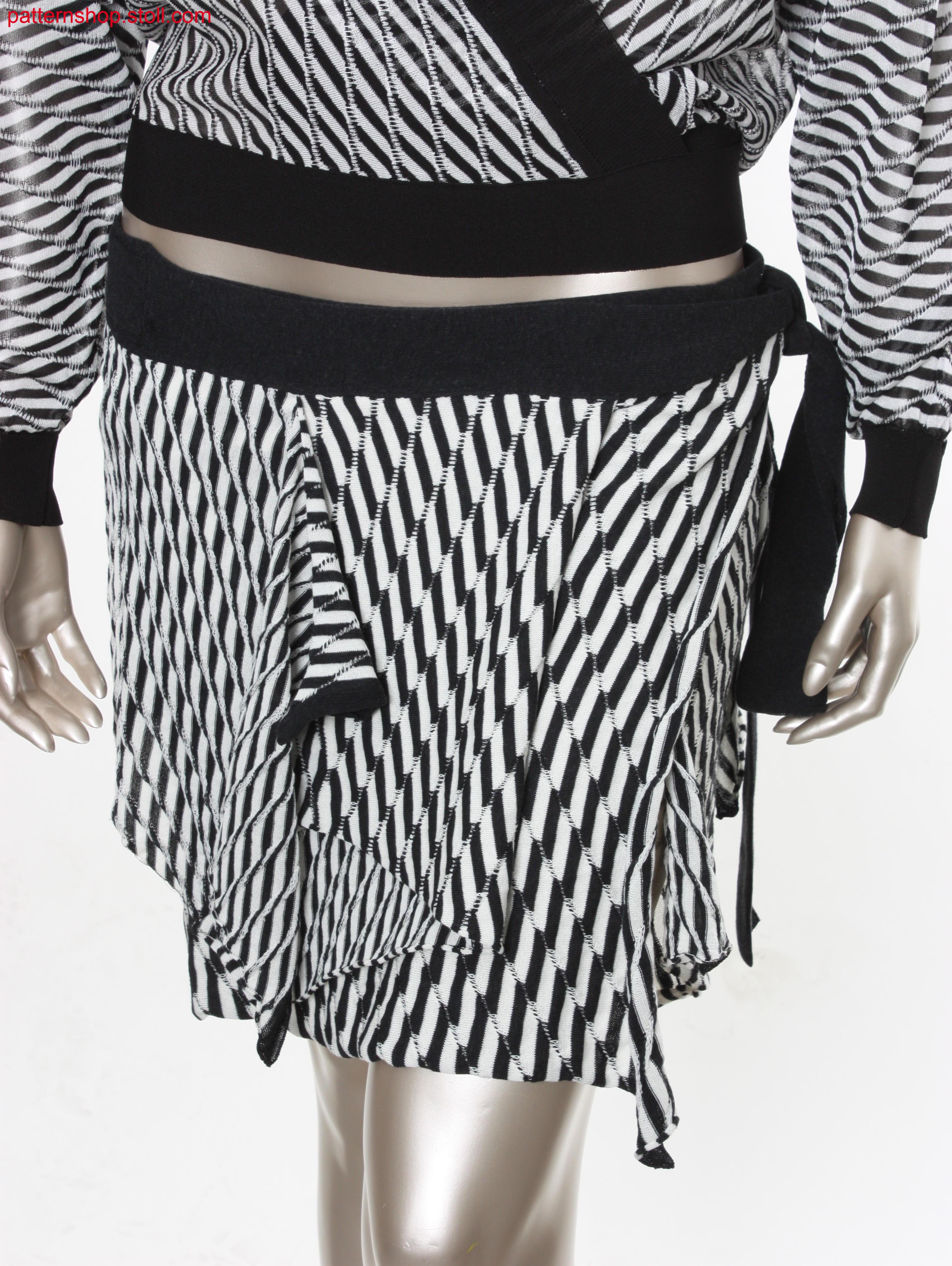 Fully Fashion wraparound tail skirt / Fully Fashion Wickel-Zipfelrock