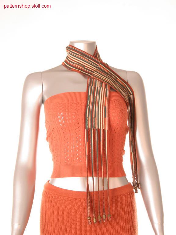 4-colour jacquard belt with twill back / 4-farbiger Jacquard-G