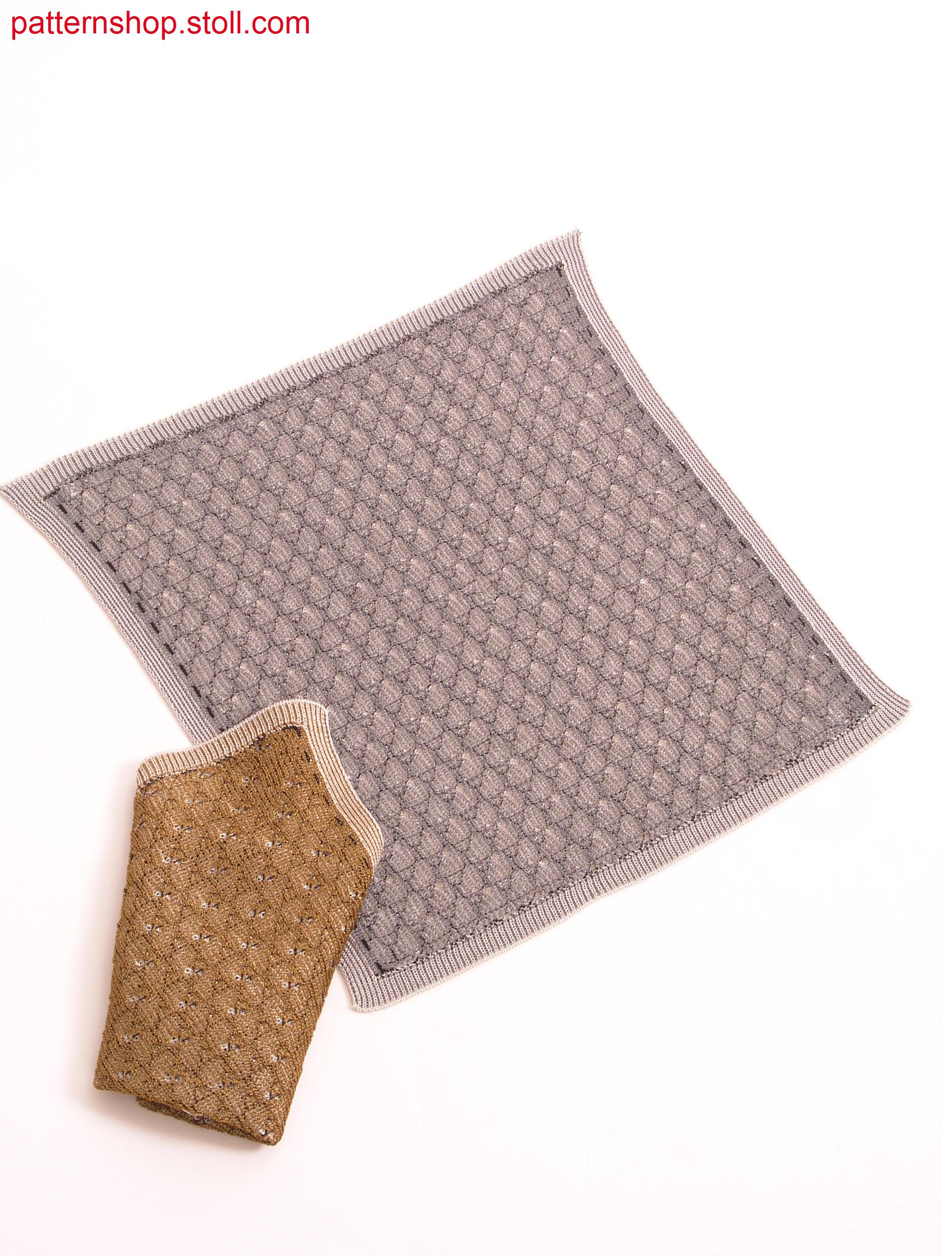 Tubular breast pocket handkerchief / Schlauch-Einstecktuch