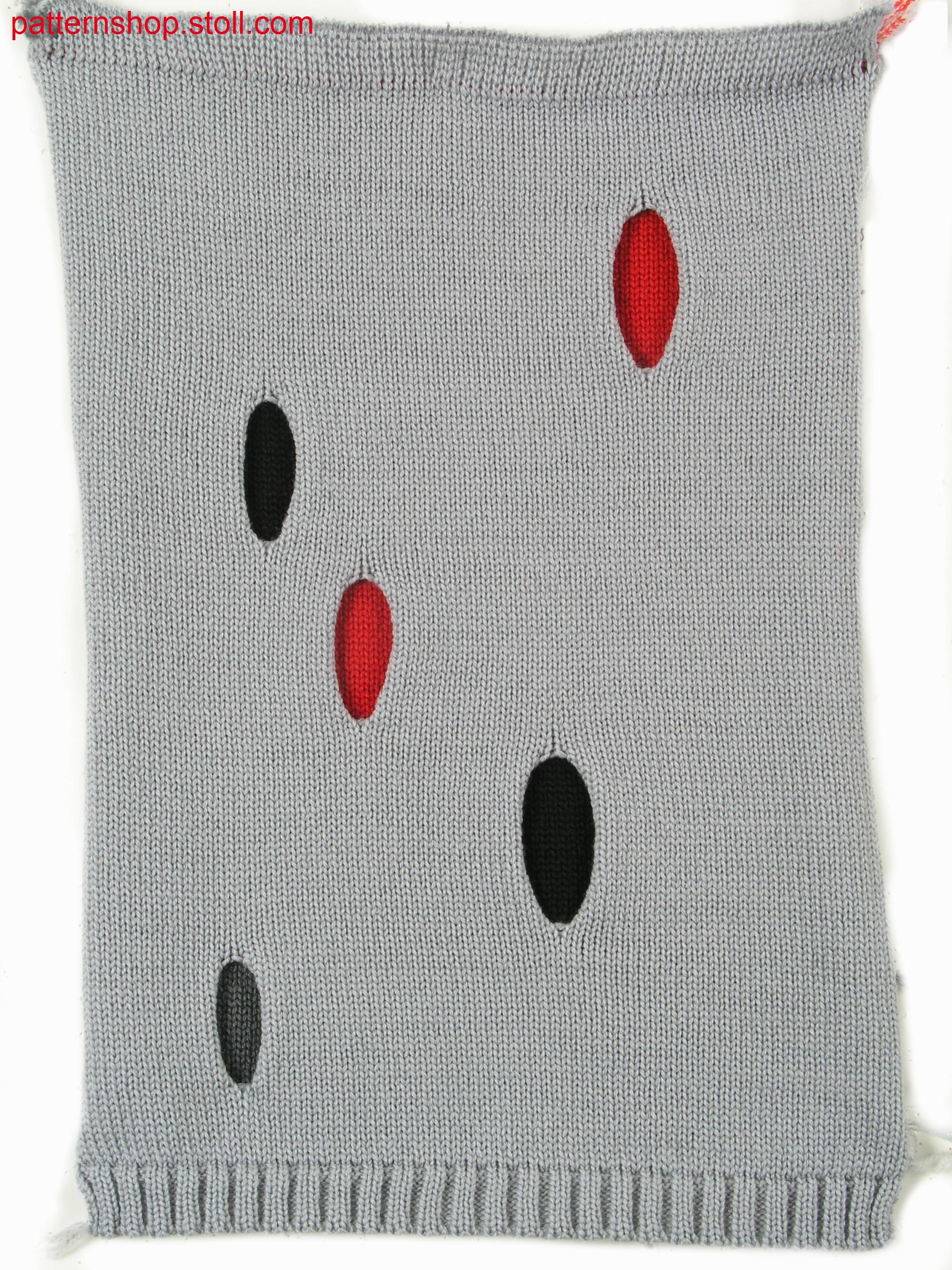 Two layer fabric in 1x1 technique / Zweilagiges Gestrick in 1x1 Technik