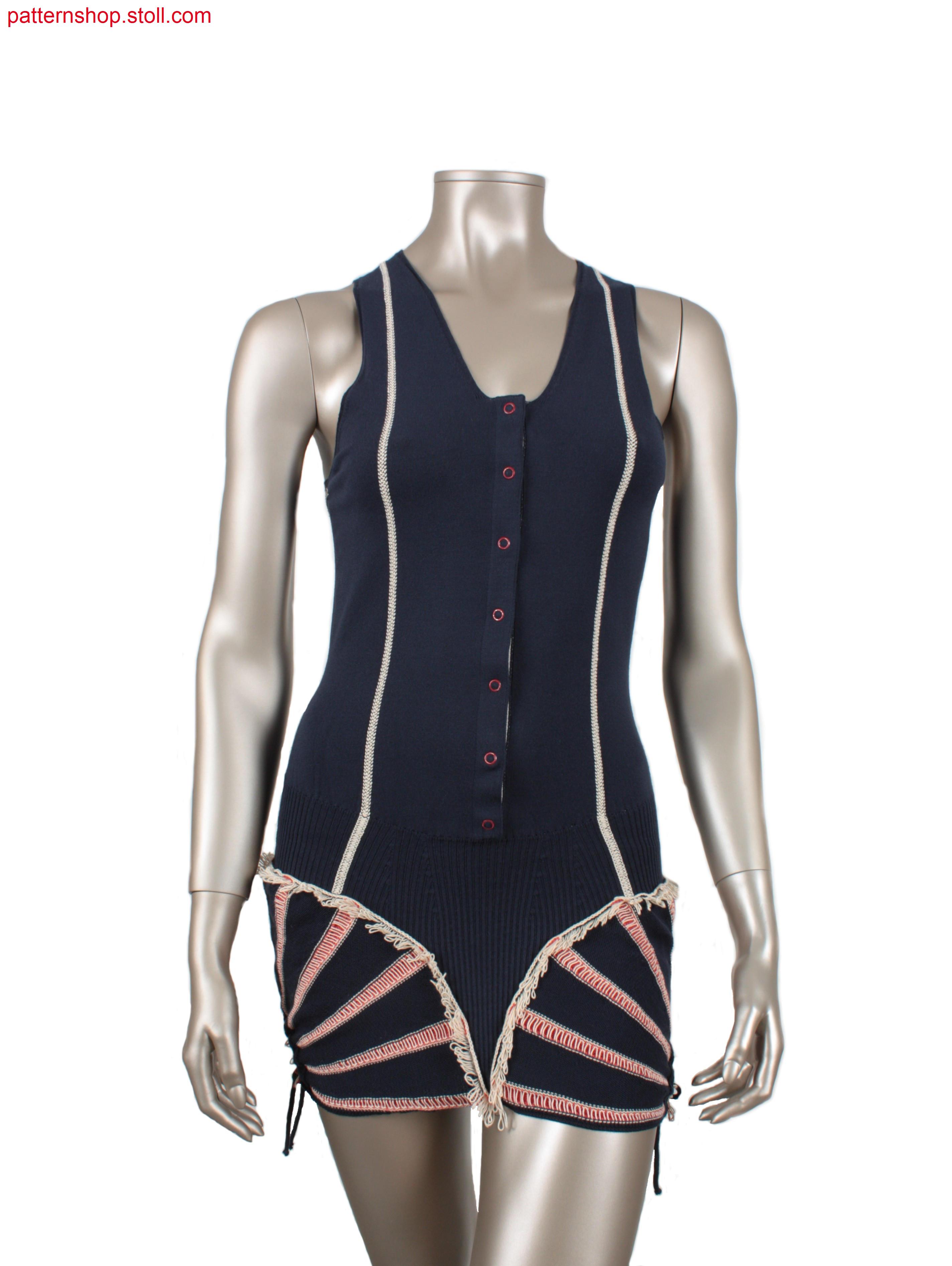 Sleeveless Fully Fashion jersey dress /