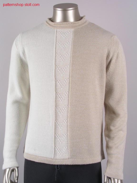 FF-intarsia pullover with float jacquard / FF-Intarsia Pullover mit Flottjacquard