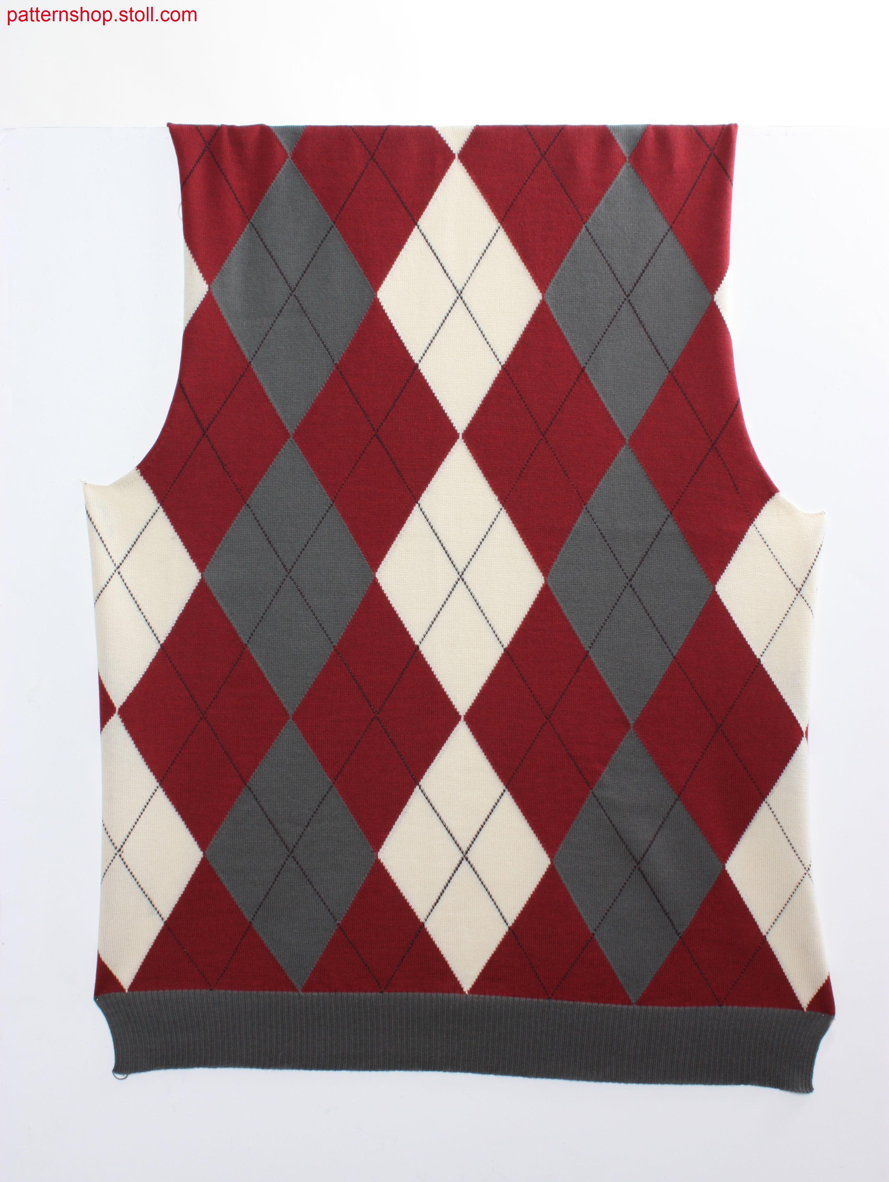 Fully Fashion argyle intarsia pattern / Fully Fashion Argyle Intarsiamuster