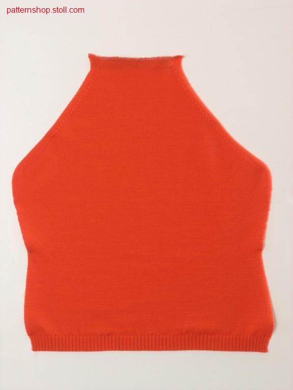 Fitted FF-jersey front in 1x1 technique / Tailliertes FF-Rechts-Links Vorderteil in 1x1 Technik