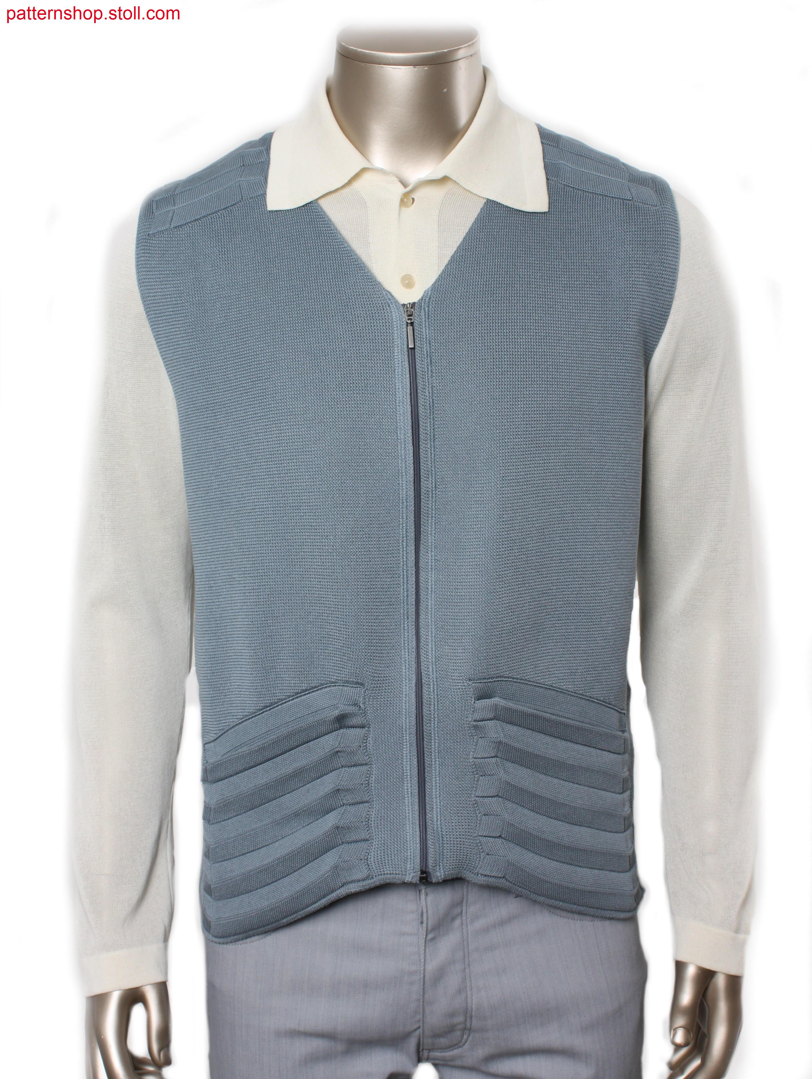Fully Fashion zipper waistcoat / Fully Fashion Rei