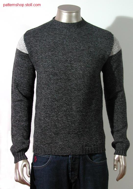 Two colour men pullover / Zweifarbiger Herren-Pullover