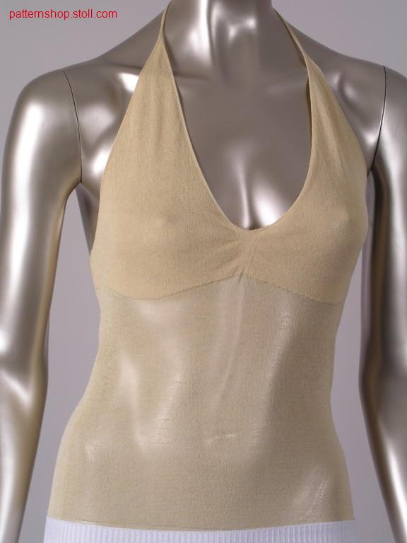 Fitted FF-jersey top / Tailliertes FF-Rechts-Links Top