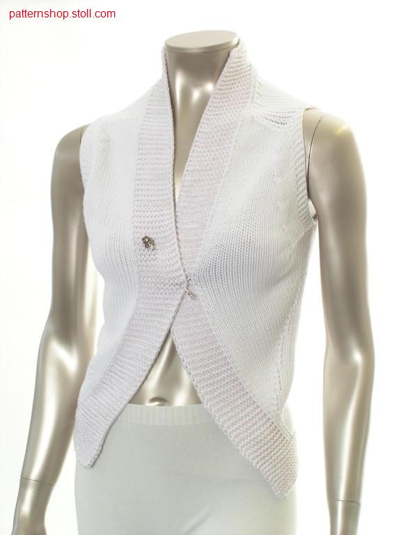 Jersey waistcoat / Rechts-Links Weste
