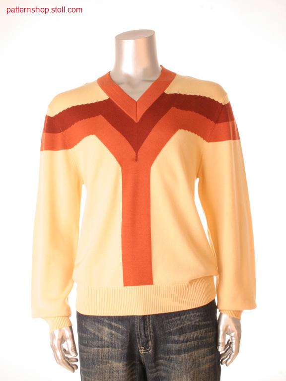 Fully Fashion-Intarsia pullover / Fully Fashion-Intarsia Pullover