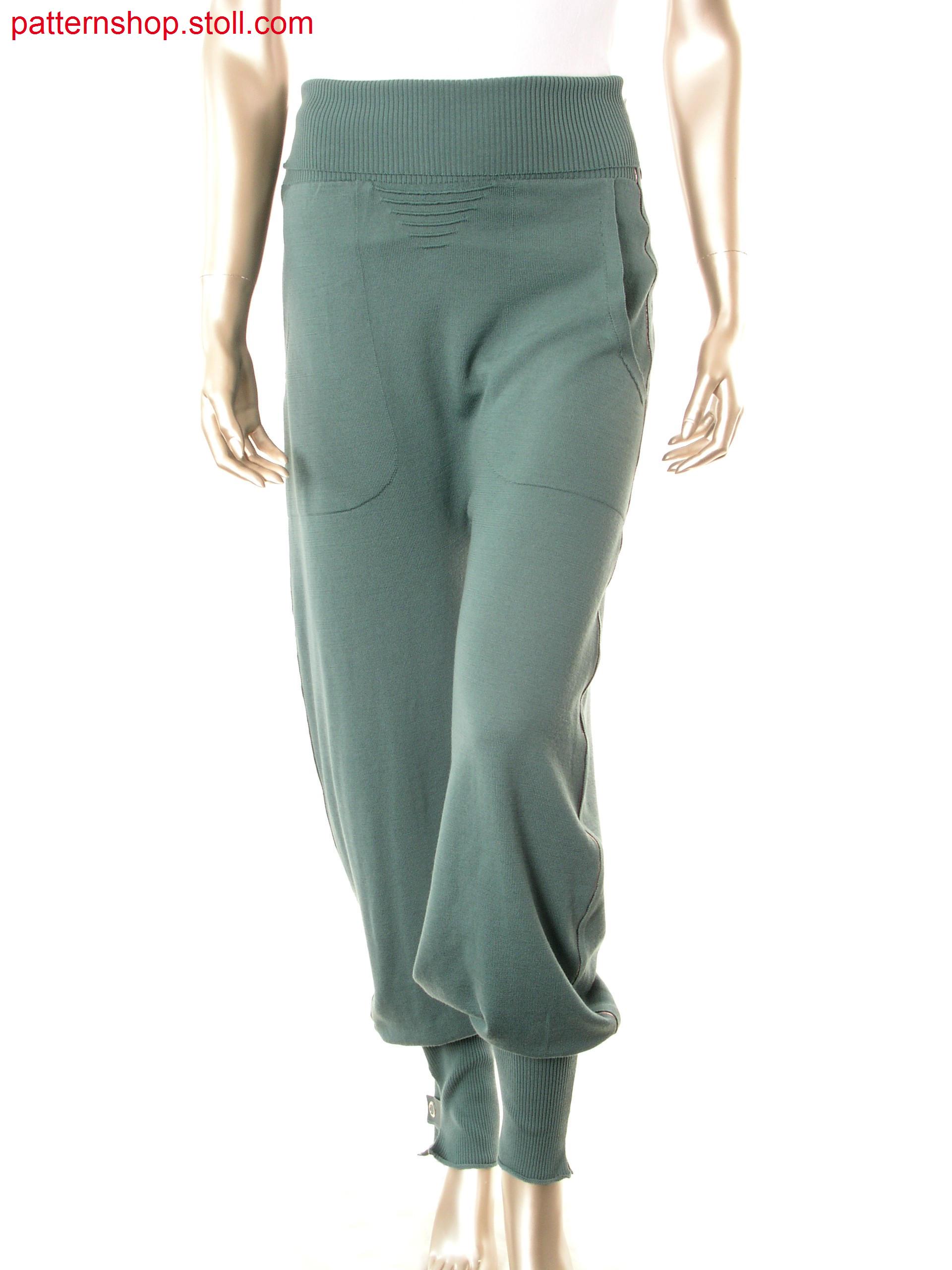 Fully Fashion trousers with bonded outer side seams / Fully Fashion Hose mit Klebeb
