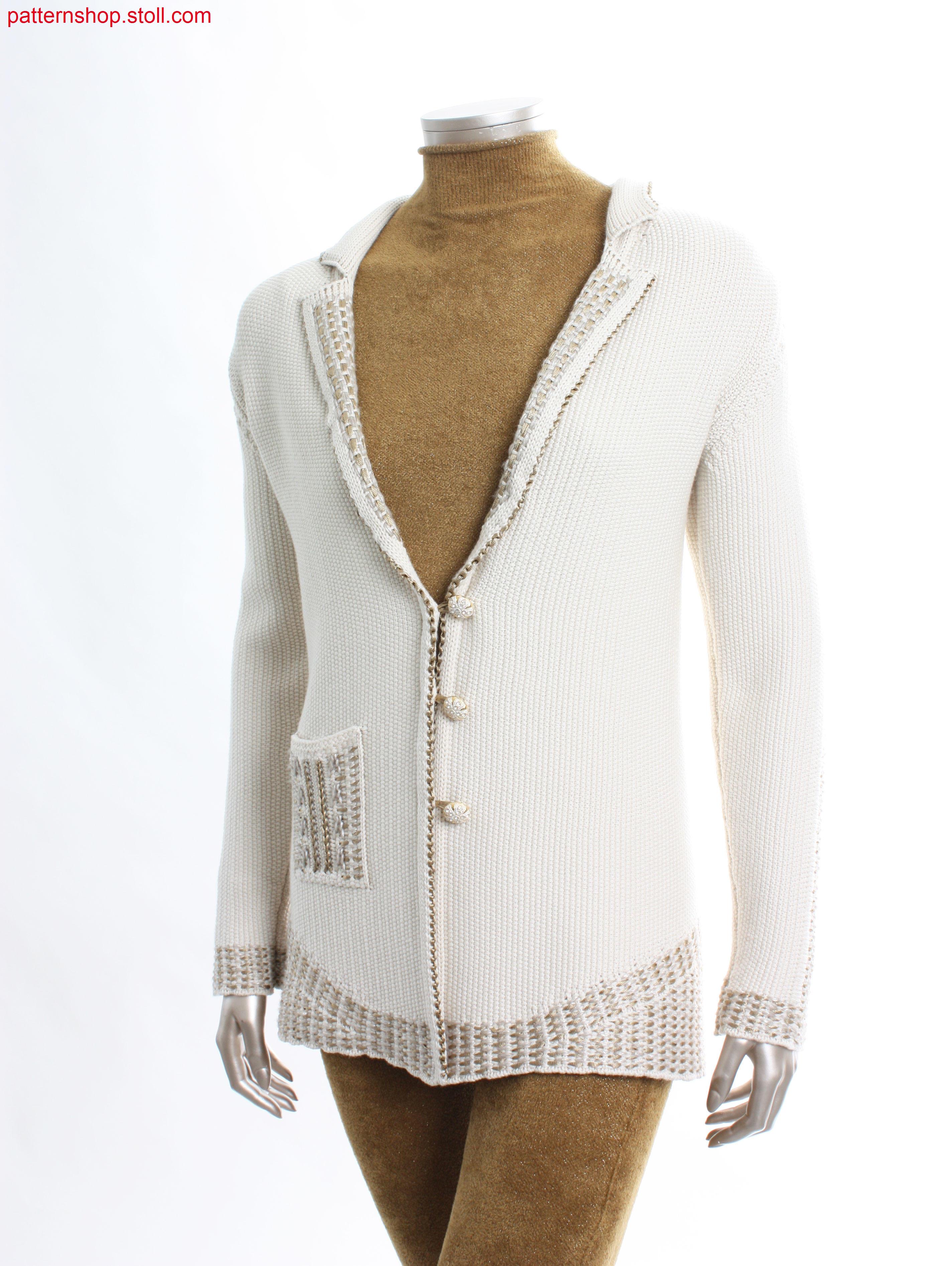 Woven-like Fully Fashion blazer / Web