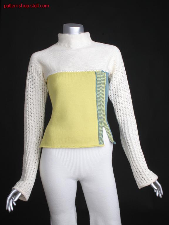Fitted fully fashion intarsia pullover / Taillierter Fully Fashion Intarsia Pullover