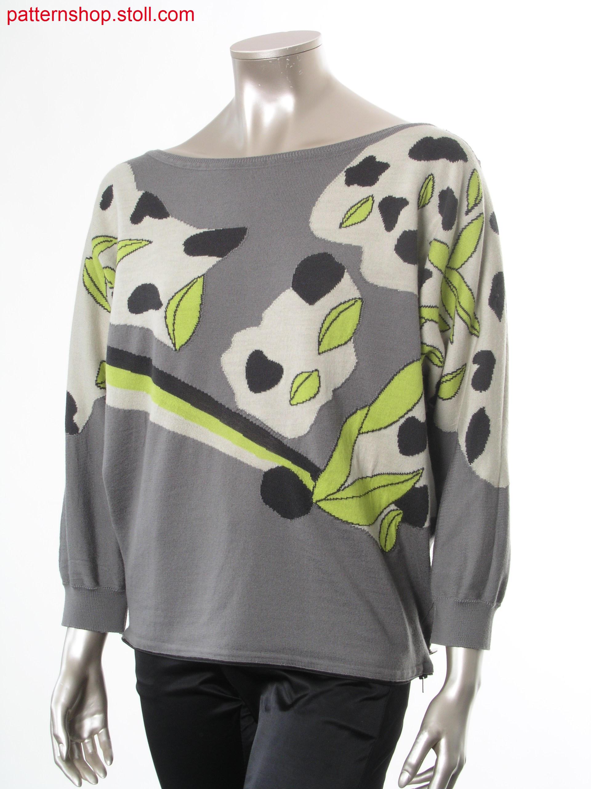 Fully Fashion batwing pullover / In Rucksack wandelbarer Fully Fashion Fledermaus-Pullover