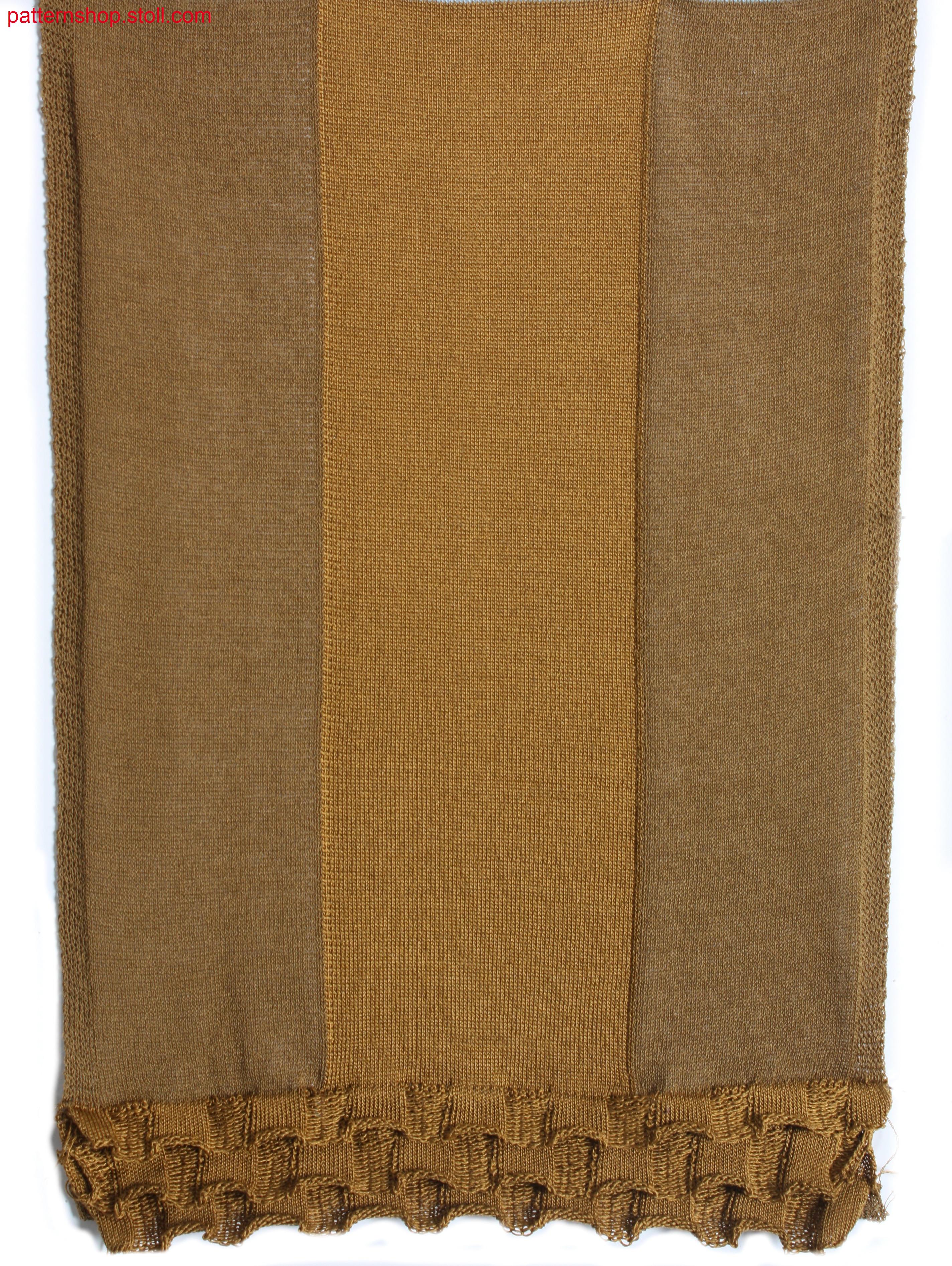 Swatch with frill applications / Musterausschnitt mit R