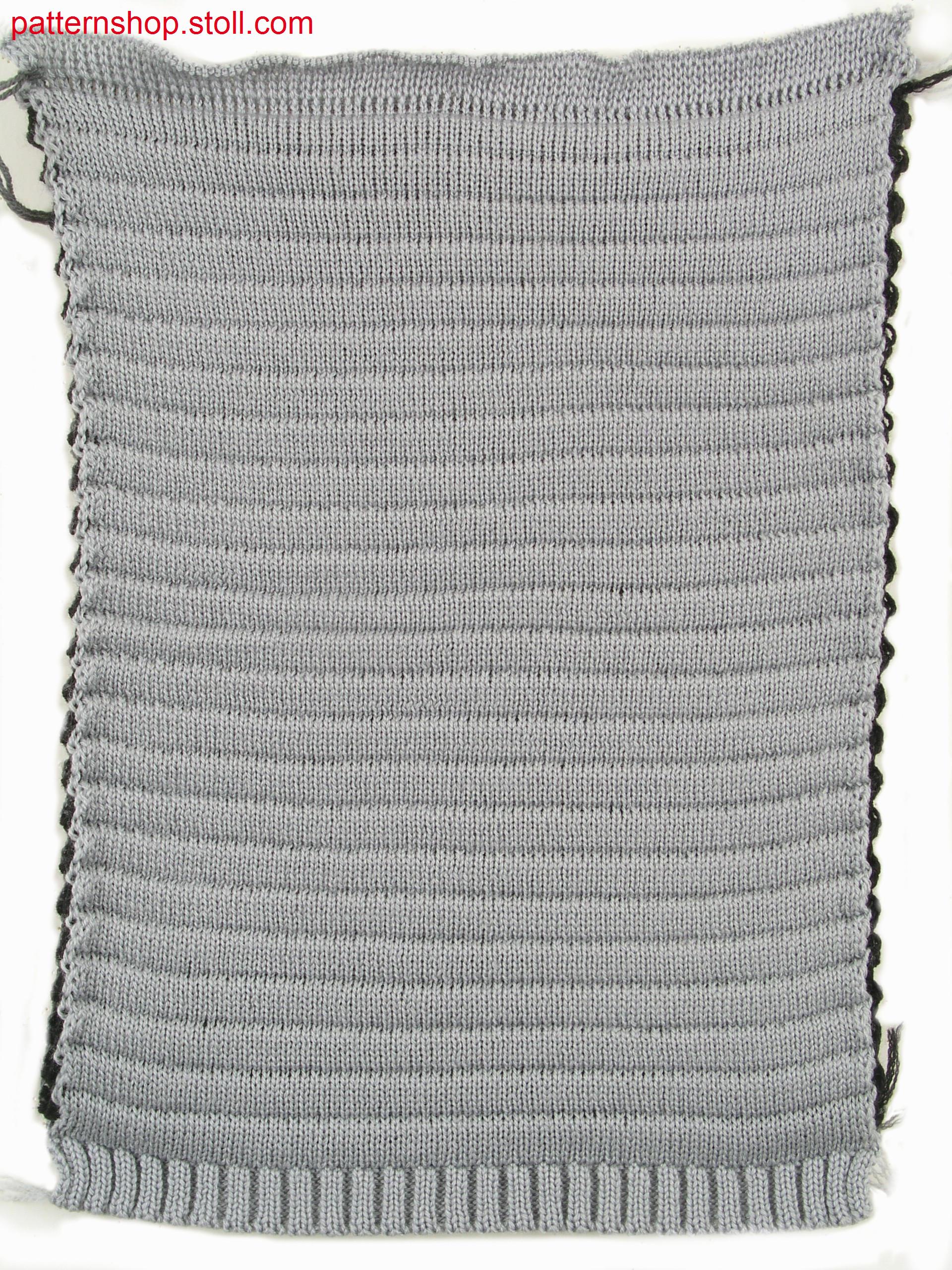 Two layer spacer-fabric in 1x1 technique / Zweilagiges Abstands-Gestrick in 1x1 Technik