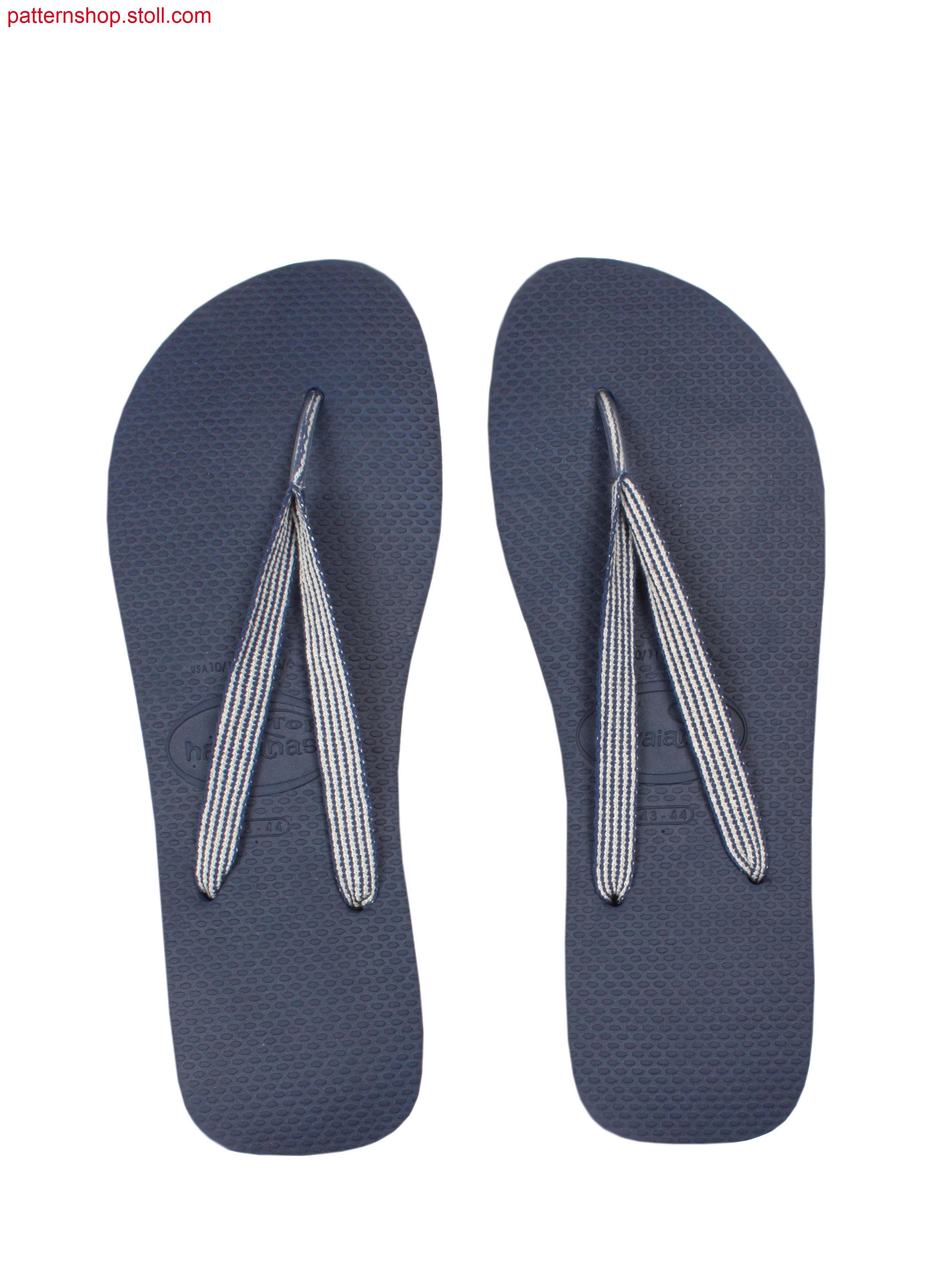 Flip flop strap / Flip-Flop Riemchen