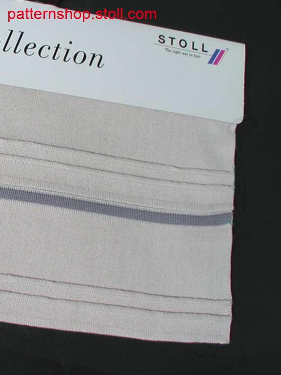 Double jersey polo collar / Rechts-Rechts Polo-Kragen mit Strukturringeln