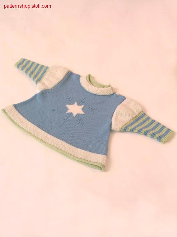 Children's pullover with plush optic / Kinderpullover mit Pl