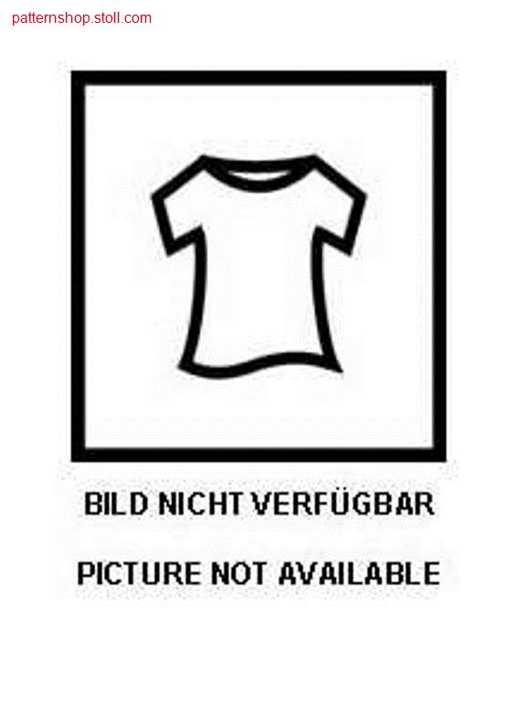 Scarf in tie-dye-technique with cross tubular jacquard / Schal in Bandana-Technik mit Kreuzschlauchjacquard