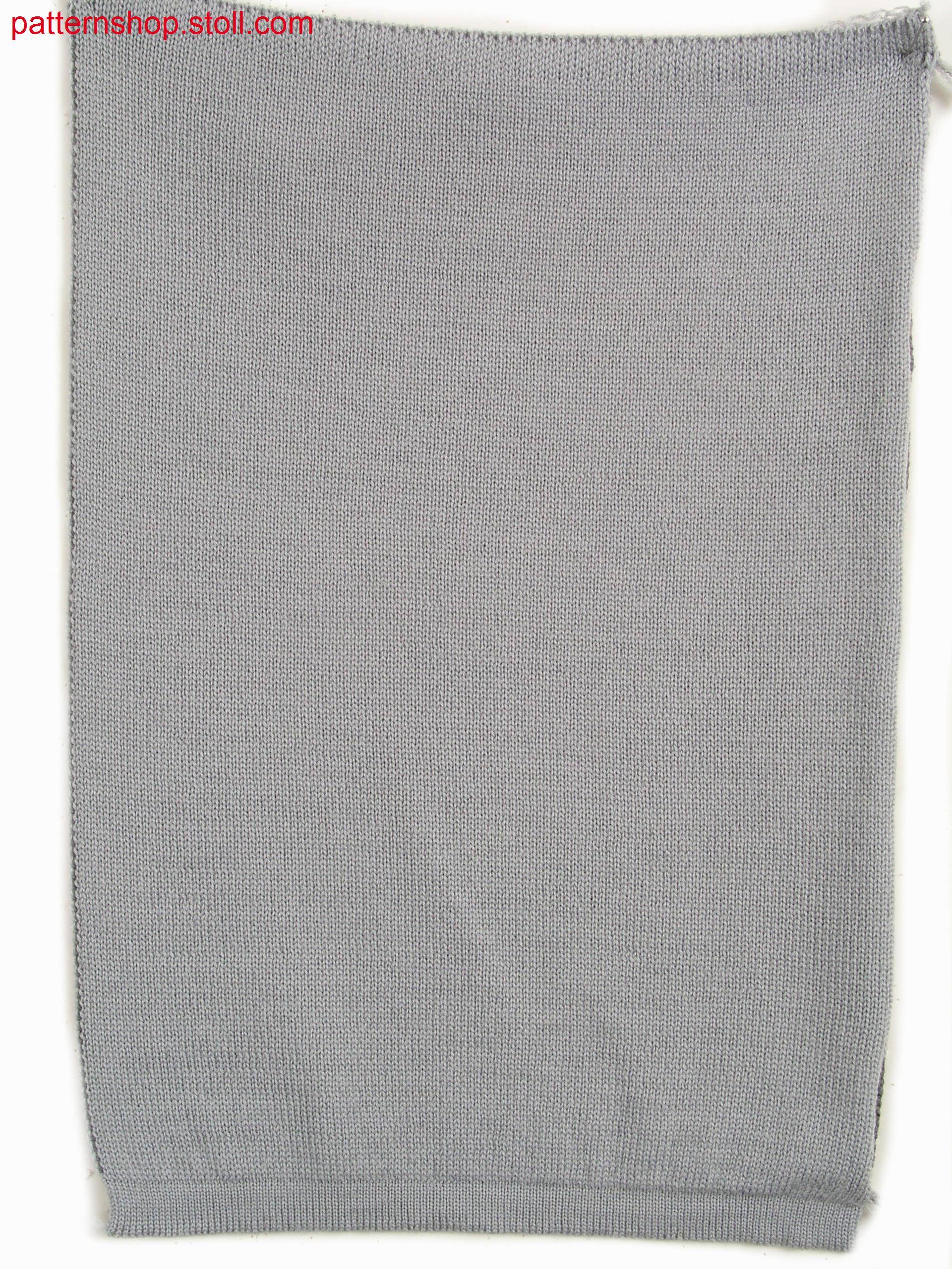 Two layer fabric with all needles / Zweilagiges Gestrick mit allen Nadeln