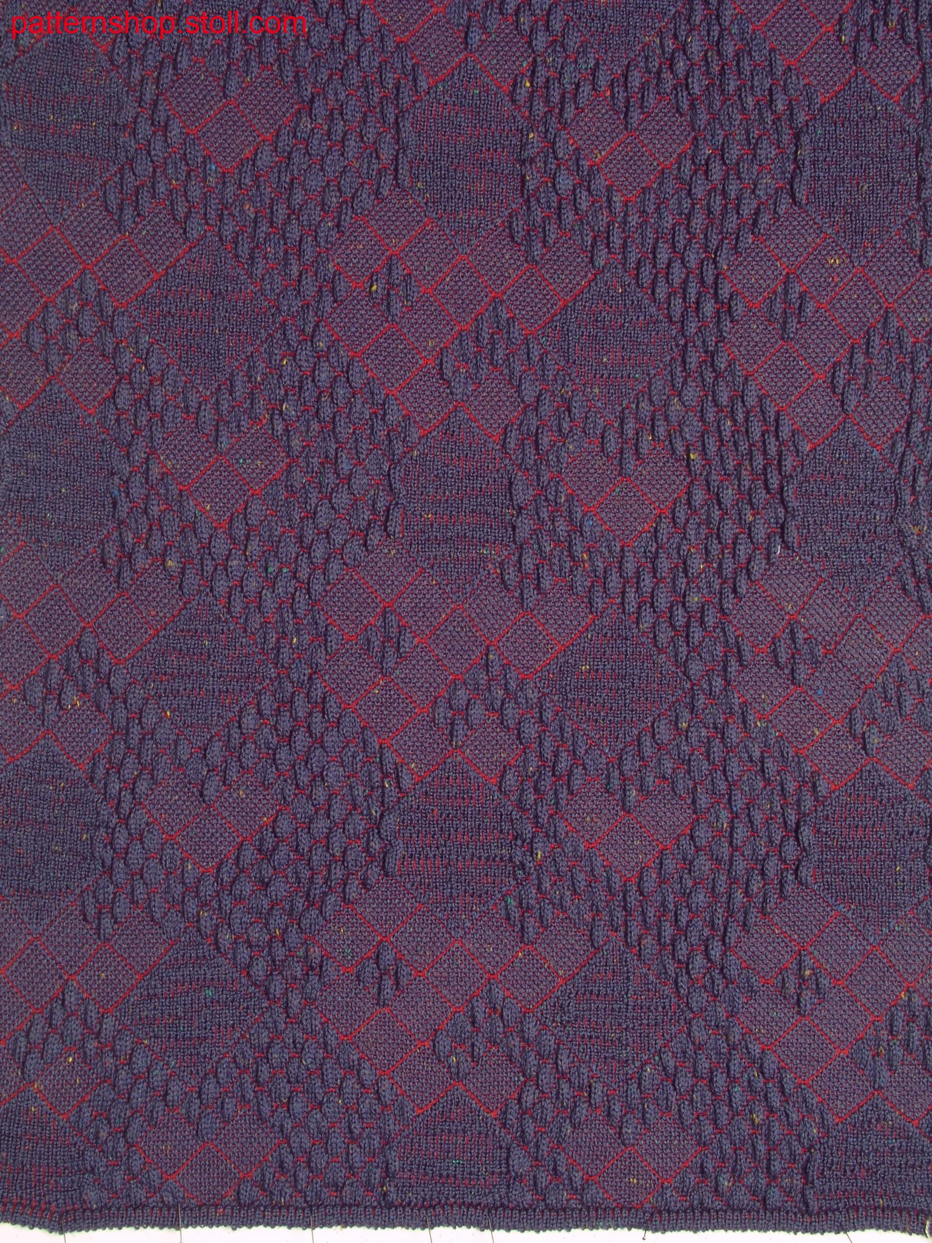 2-colour float jacquard with cloqu