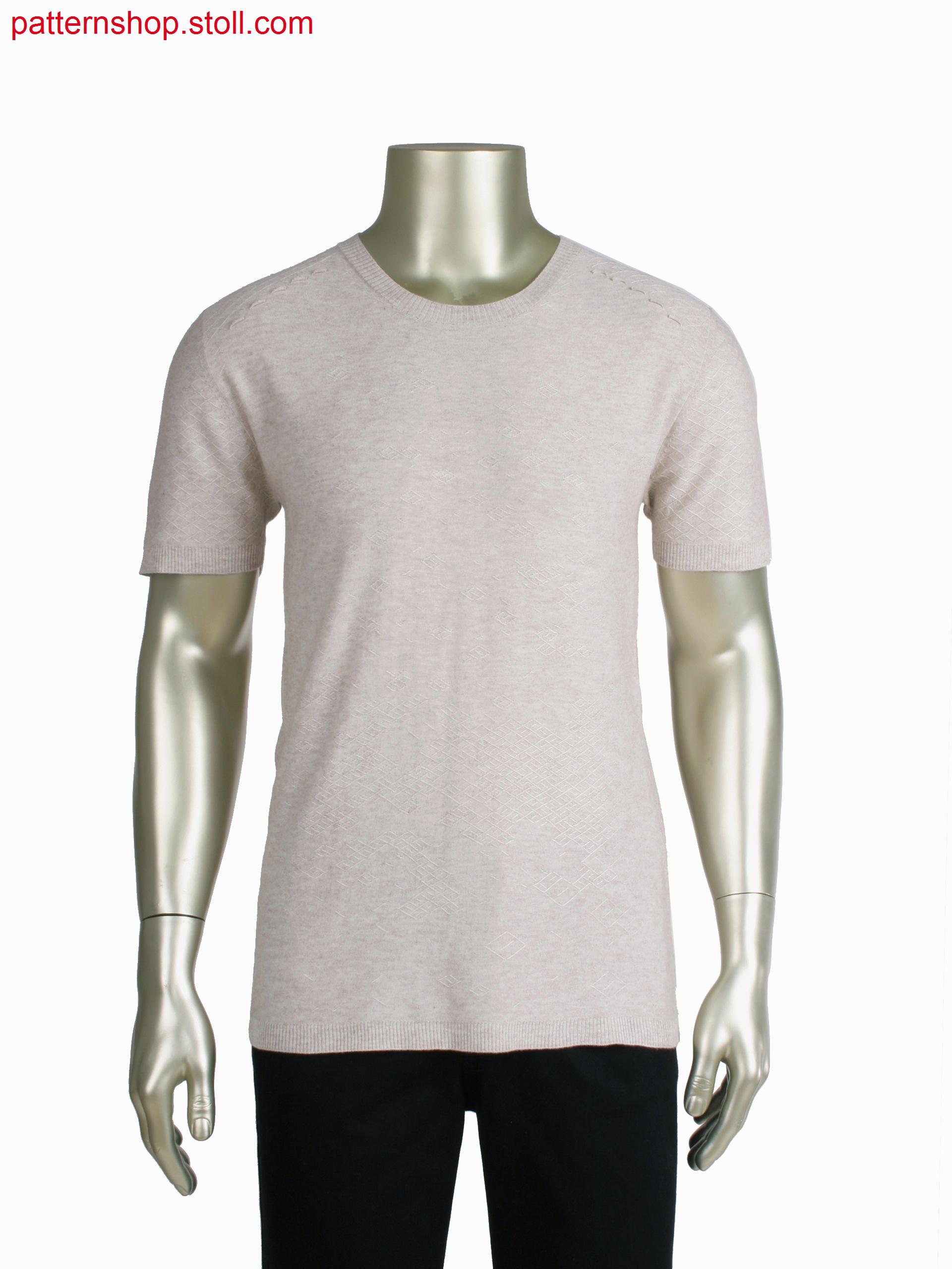 Fully Fashion T-shirt, float and cast off structure in degrade