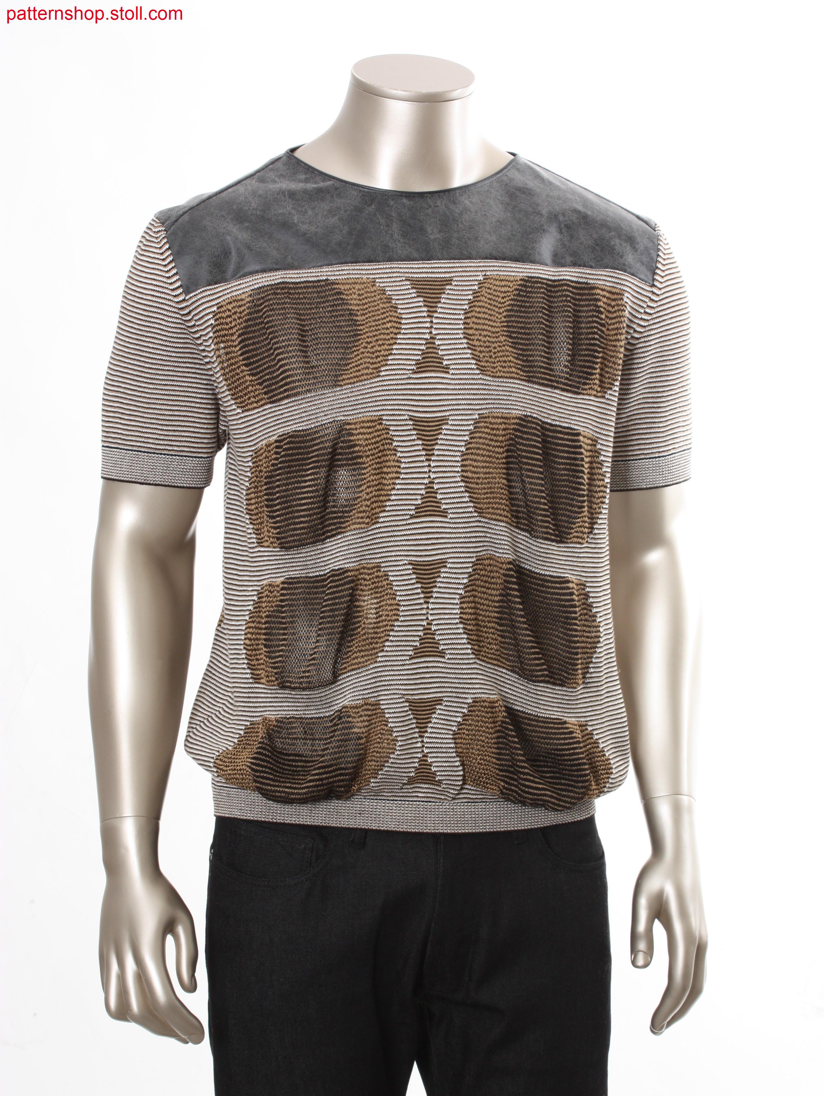 Striped Fully Fashion short-sleeved pullover / GeringelterFully Fashion Kurzarmpullover