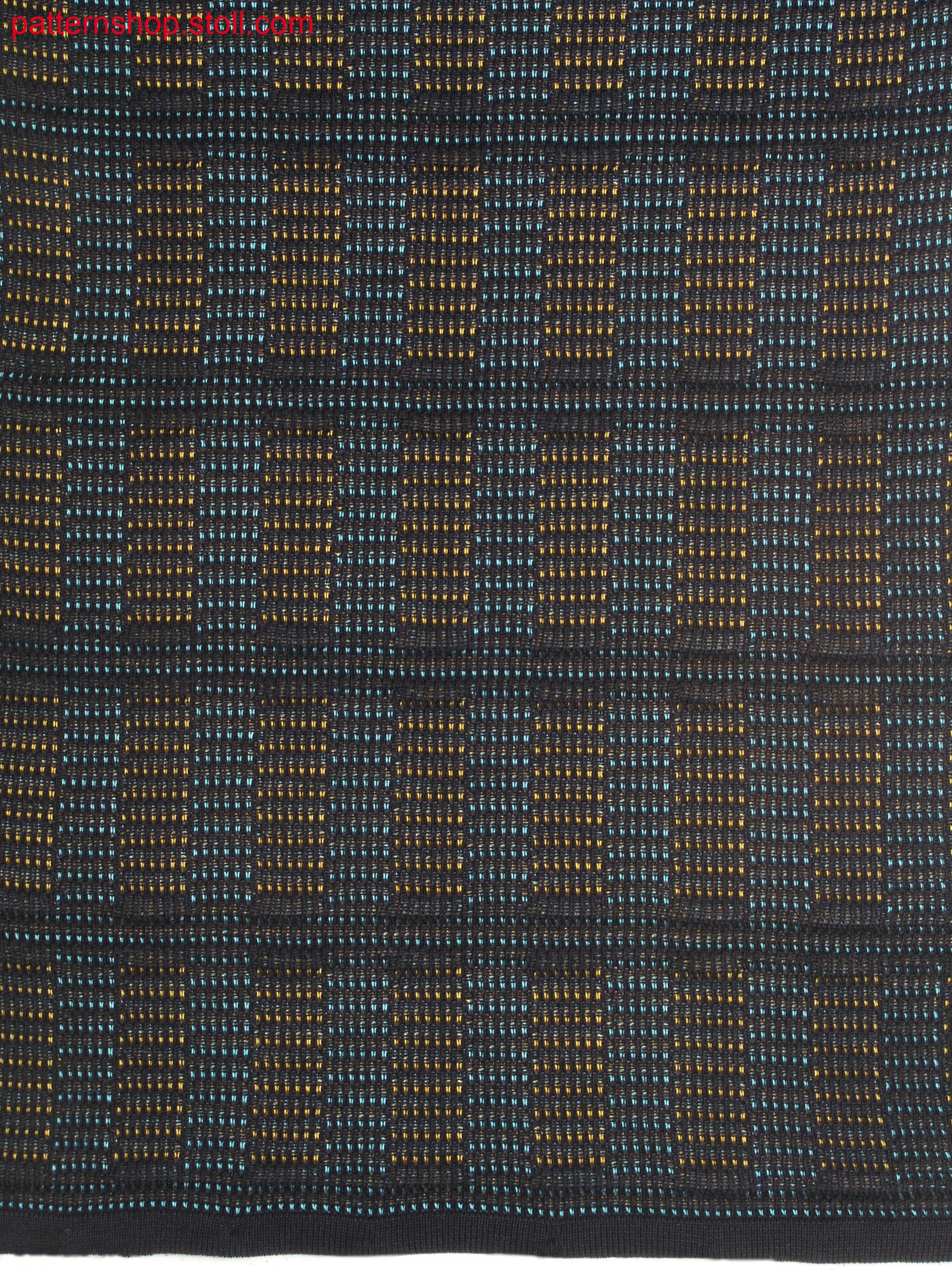 Knitted fabric with staggered wave structure / Gestrick mit vertikal versetzter Wellenstruktur