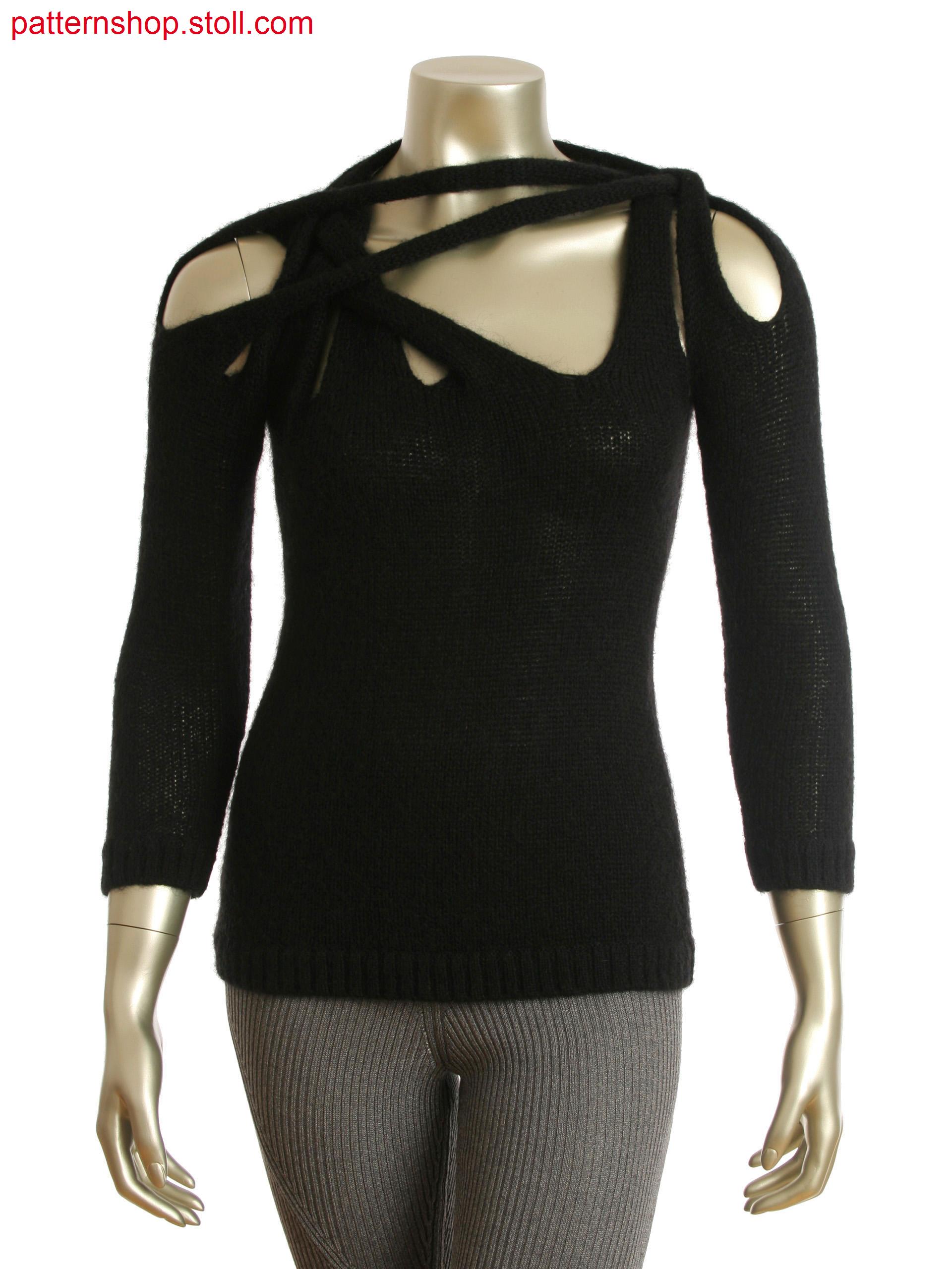 Fully fashion top with separate sleeves