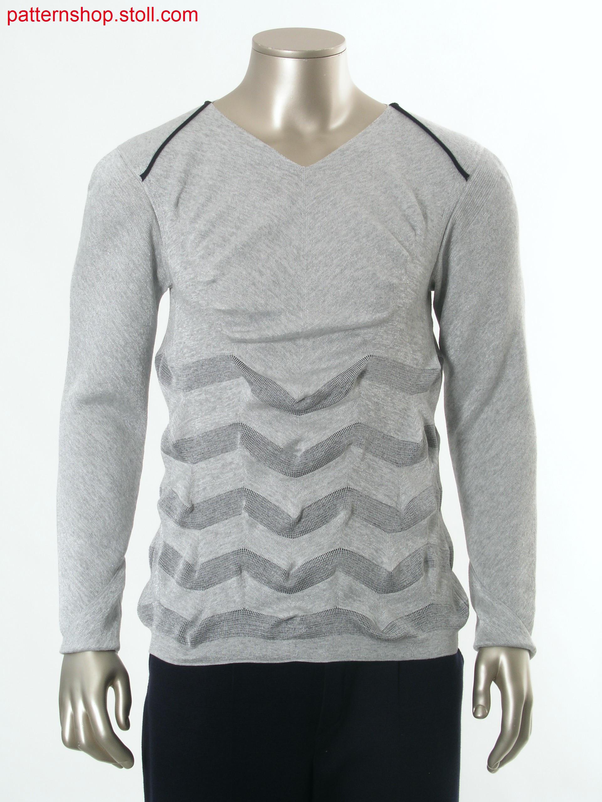 Fully Fashion pullover with shoulder pin-tuck / Fully Fashion Pullover mit Schulterbiese