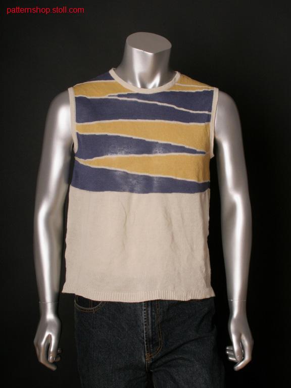 Jersey top in gore technique / Rechts-Links Top in Spickeltechnik