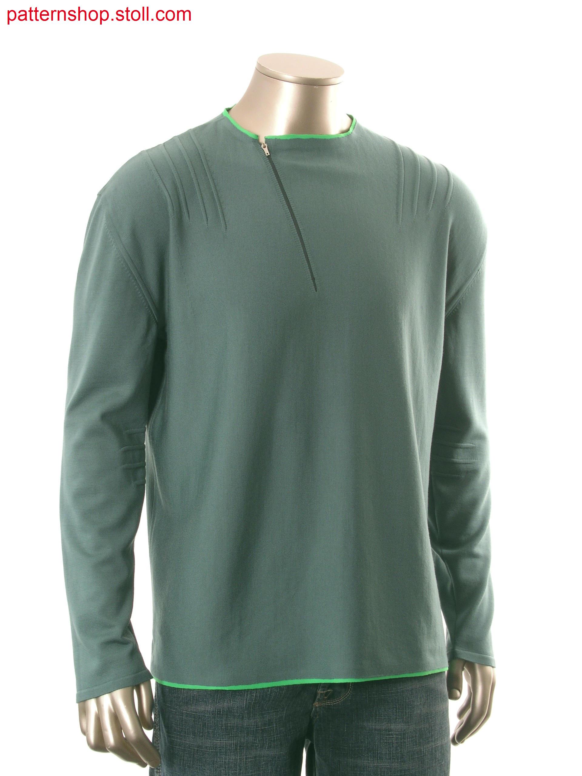 Fully Fashion jersey pullover / Fully Fashion Rechts-LinksPullover