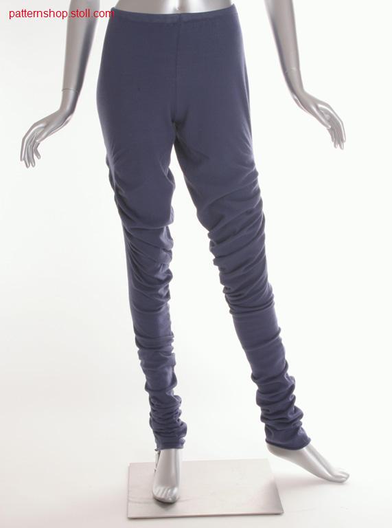 Fully fashion jersey trousers / Fully Fashion Rechts-Links Hose