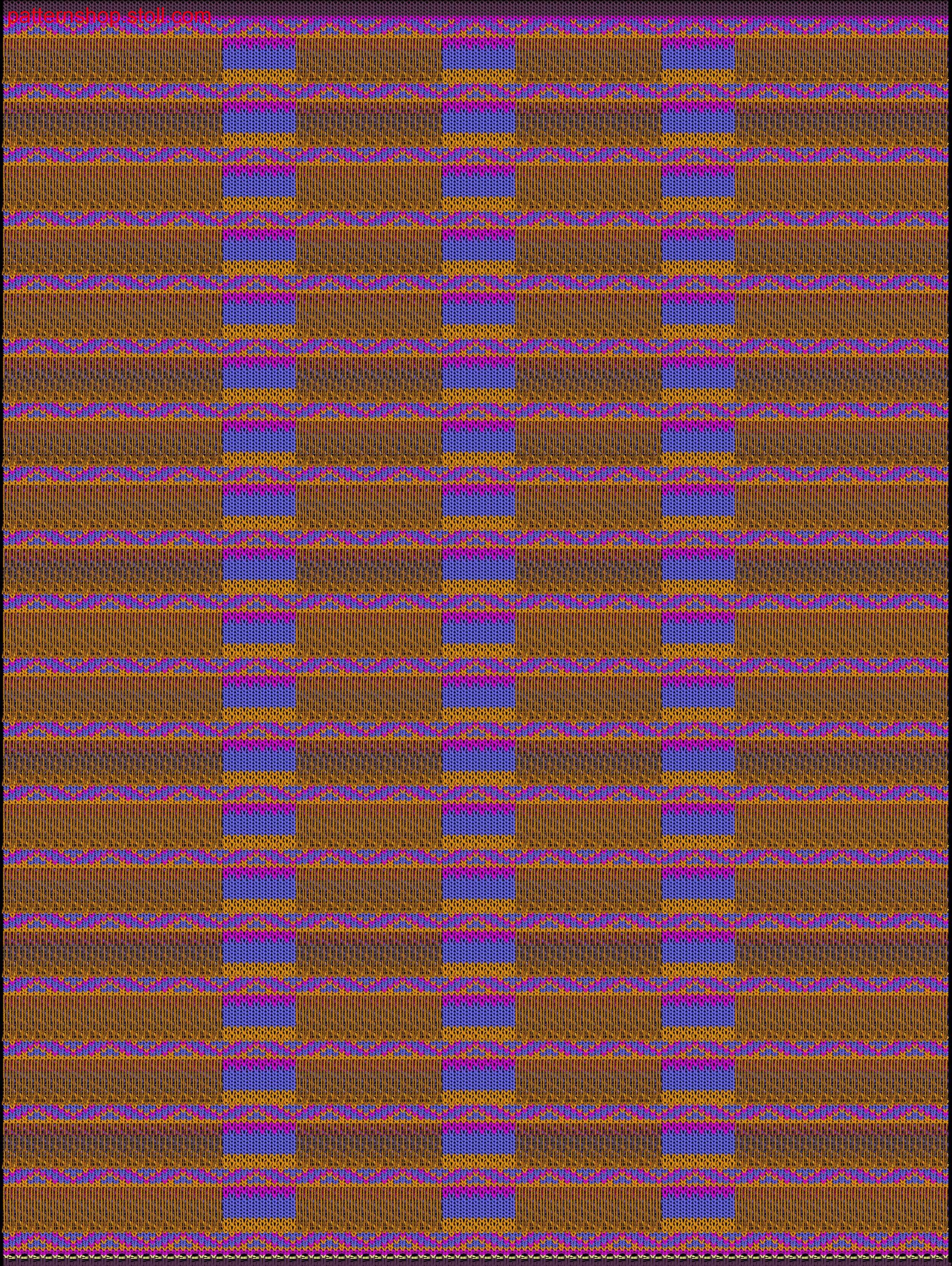 Swatch with wave structure / Musterabschnitt mit Wellenstruktur