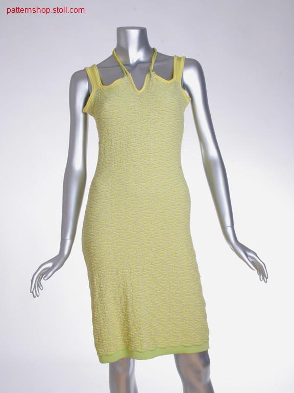 Fitted FF halter-neck dress in / Tailliertes r
