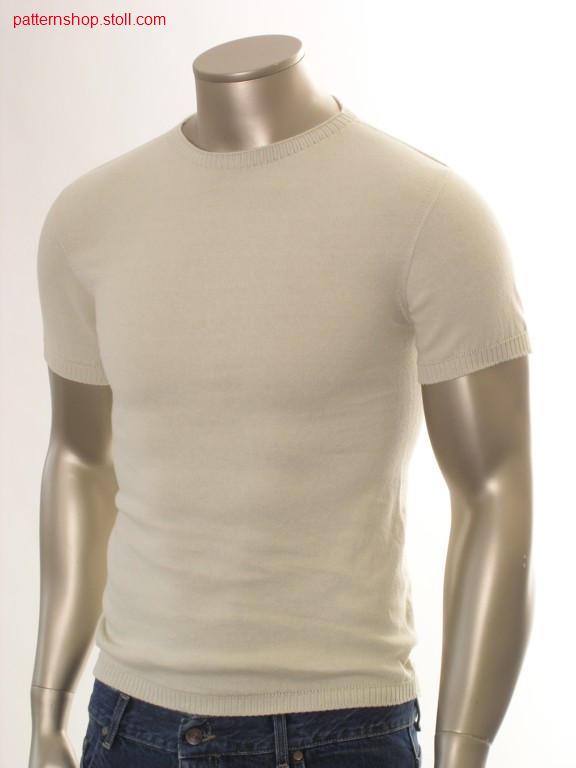 Jersey T-shirt with inserted sleeves / Rechts-Links T-Shirt mit eingesetzten