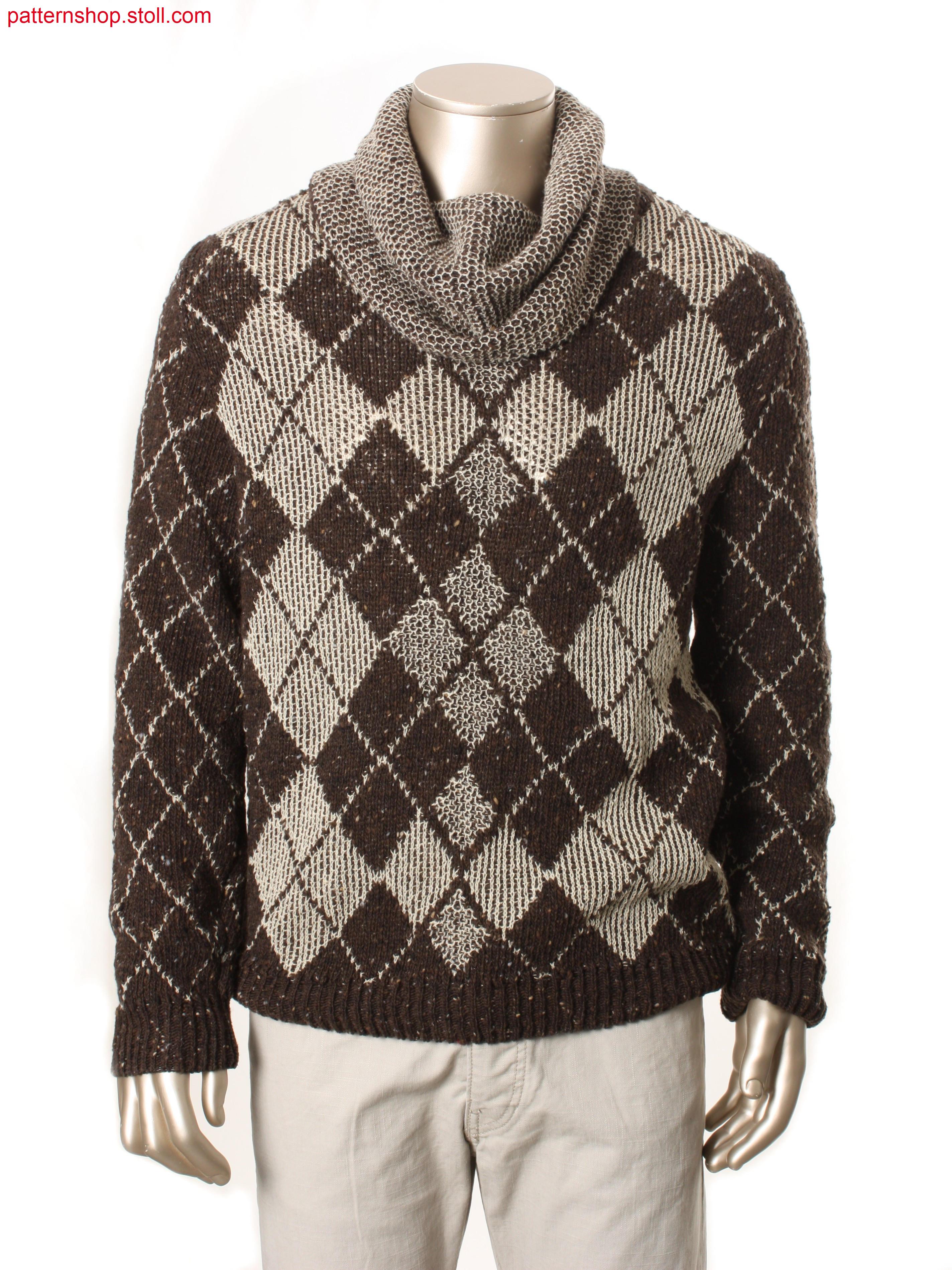 Fully Fashion pullover in 1x1 technique / Fully Fashion Pullover in 1x1 Technik