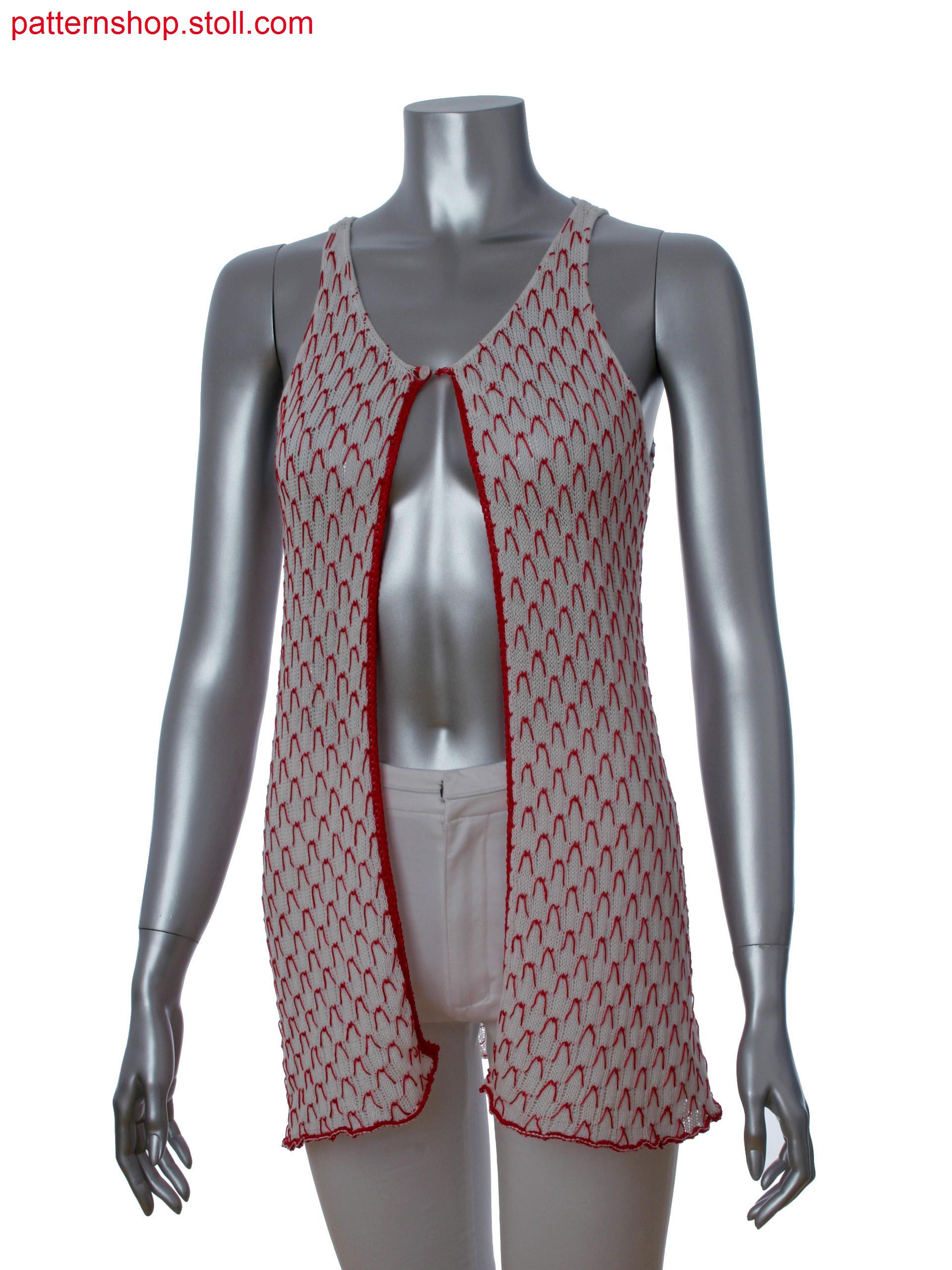 Fully Fashion 2-color seamfree front open cardigan