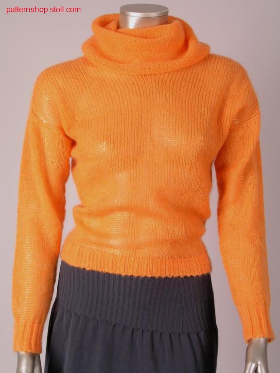 Jersey pullover / Rechts-Links Pullover