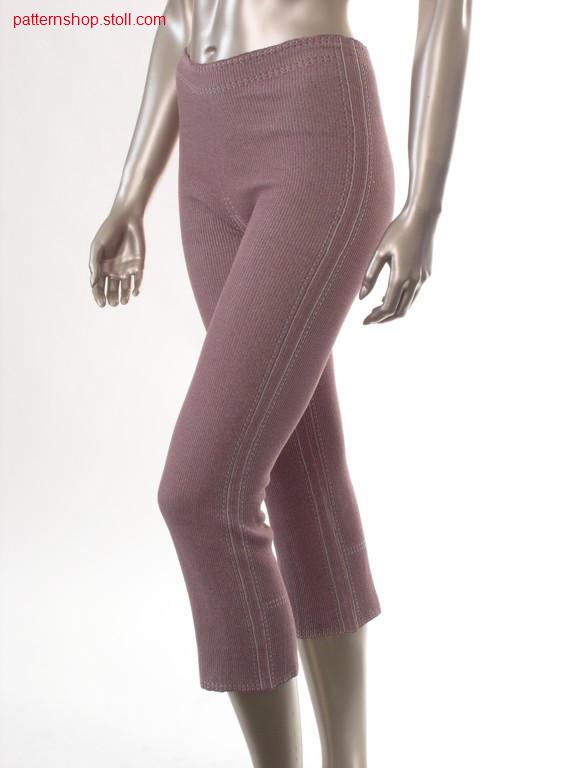 Jacquard jeans trousers with imitated seams / Jacquard Jeanshose mit imitierten N