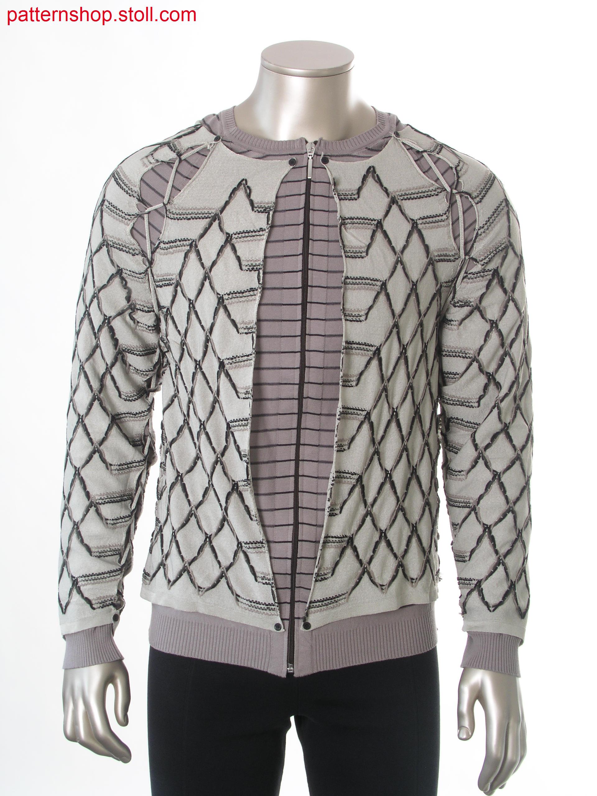 Fully Fashion raglan cardigan in two different looks / FullyFashion Raglanstrickjacke in zwei verschiedenen Optiken