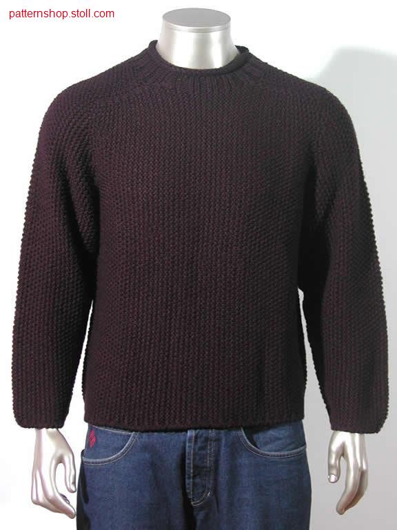 Structure-pullover in rice corn optic / Struktur Pullover in Reiskornoptik