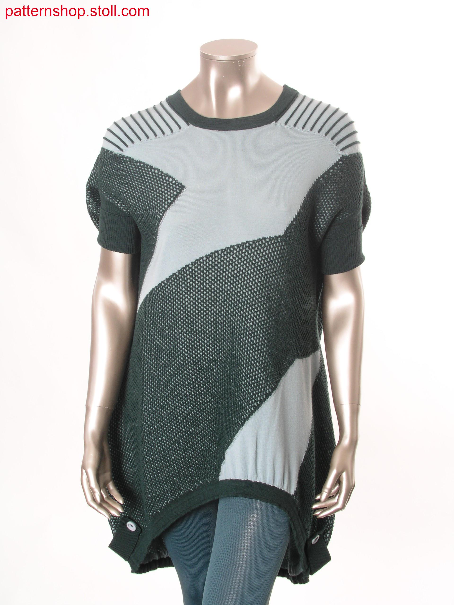 Fully Fashion long-pullover with extended back side / Langer Fully Fashion Pullover mit verl