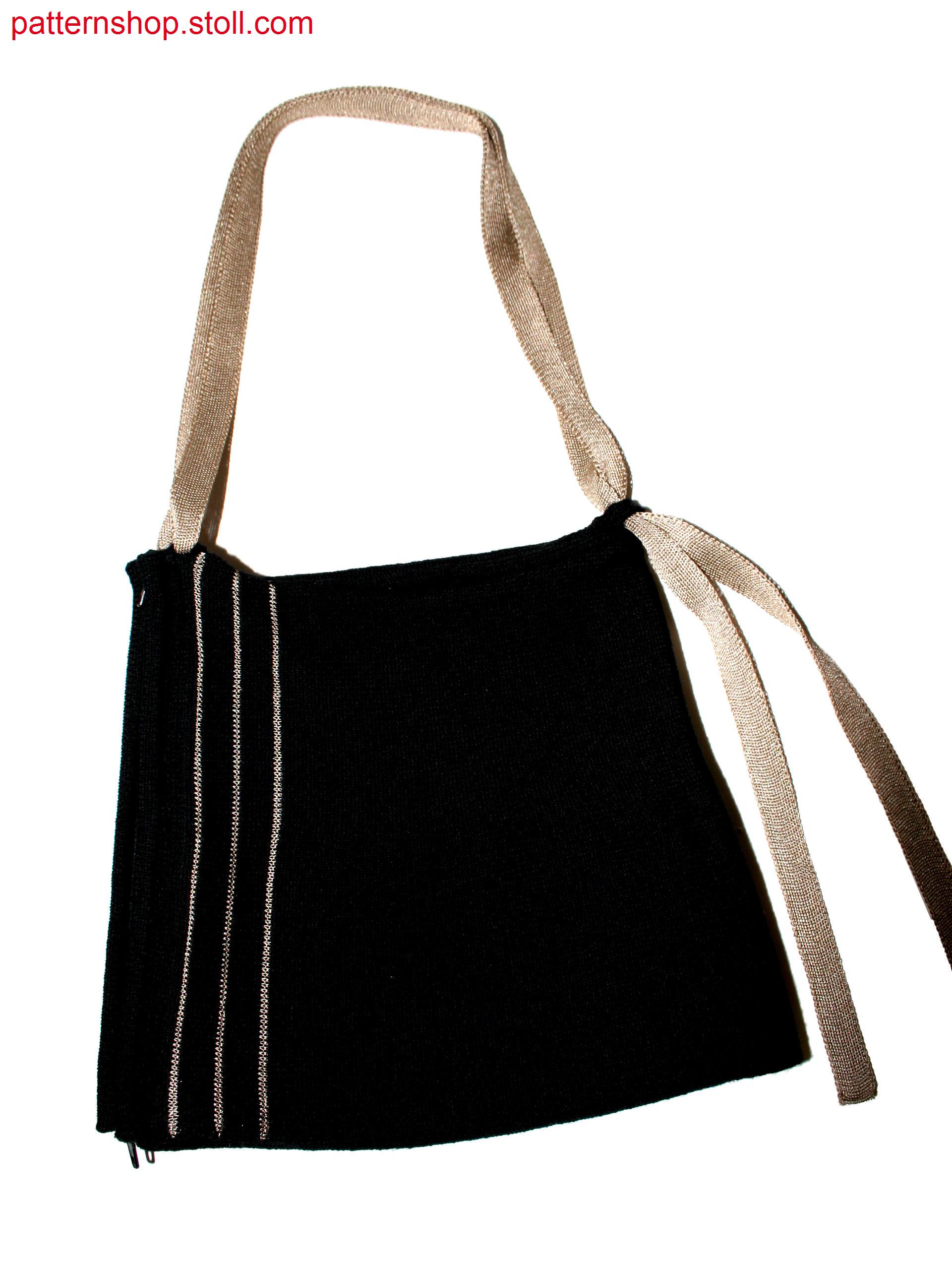 bag as extension to cardigan, see pattern No 0910310, goretechnique