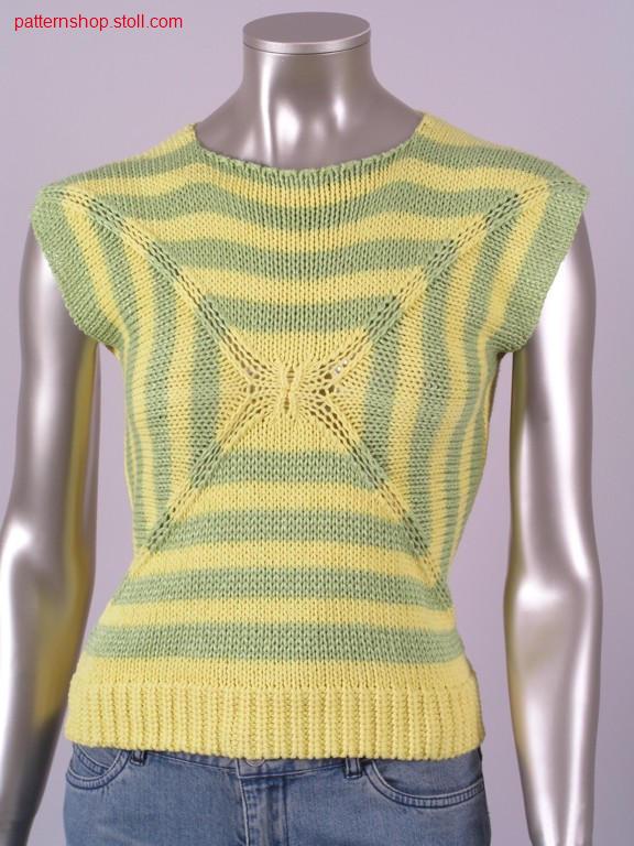 Top with raglan shape design / Top mit Raglanform als Musterelement