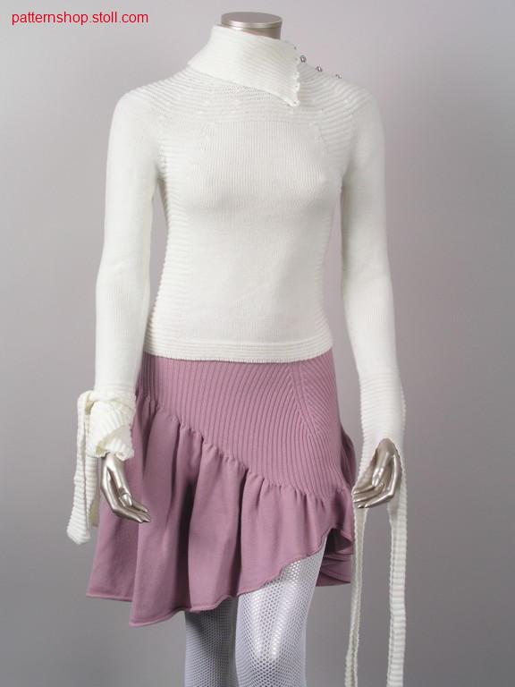 Jersey-structure, fair isle-raglan pullover / Rechts-Links-Struktur, Fair Isle-Raglanpullover