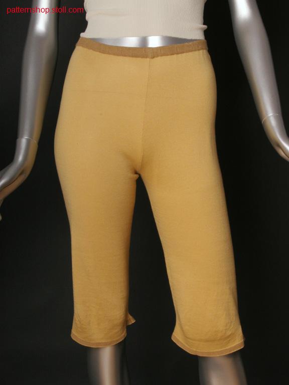 Fully Fashion jersey capri pants / Fully Fashion Rechts-Links Caprihose